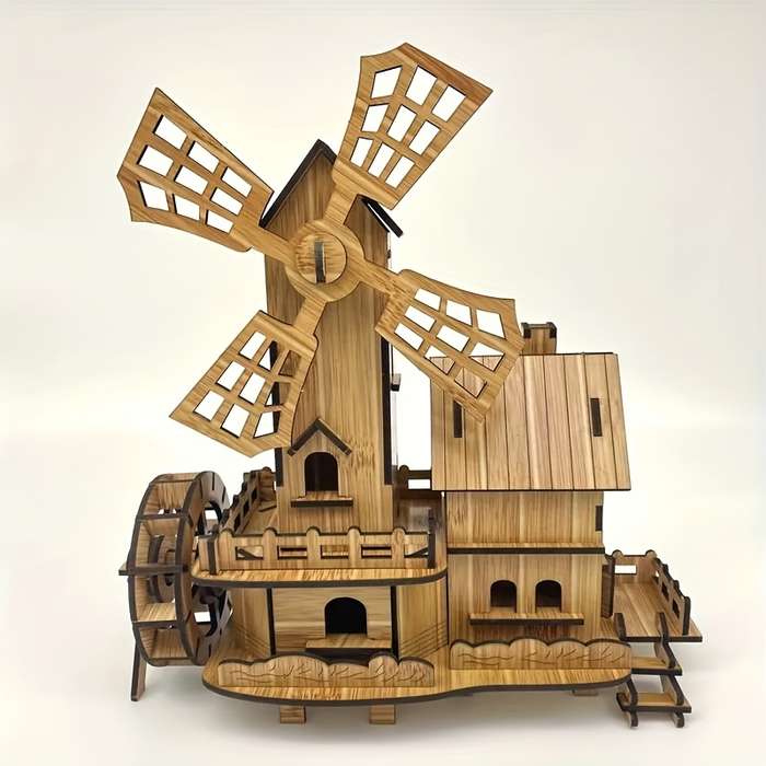 Building Toy Architectural Model Toy Set Model 9094 Items Mill Cottage