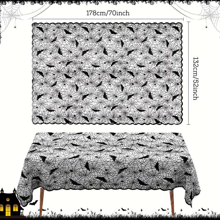 Halloween tablecloth decoration Quantity 2pcs