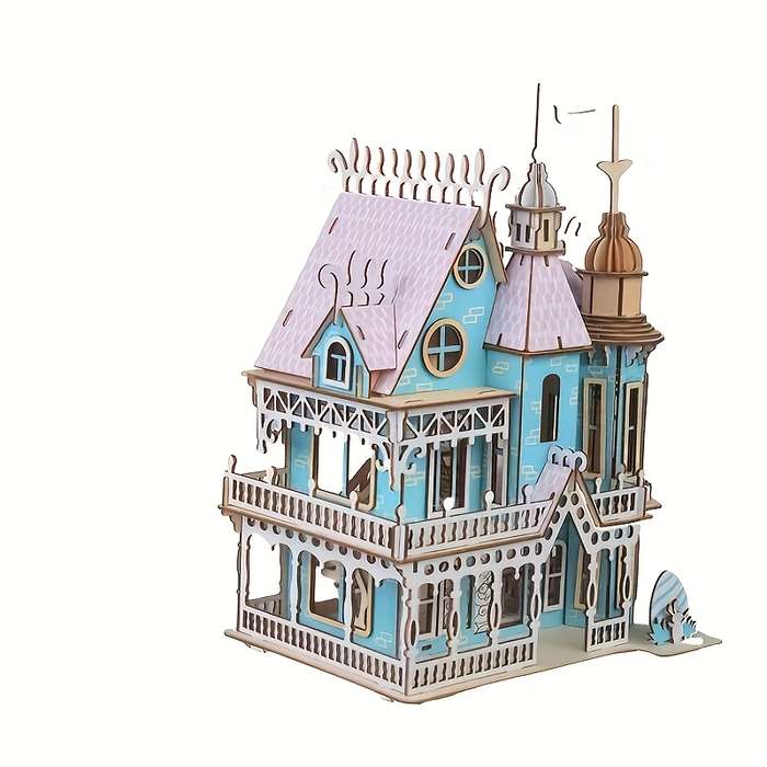 Building Toy Architectural Model Toy Set Style Dream Villa