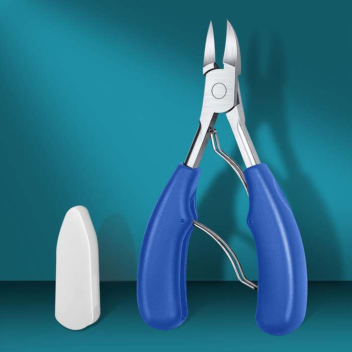 1pc Misscheering Precision Stainless Steel Nail Clippers Sharp Curved Blade for Thick  Ingro