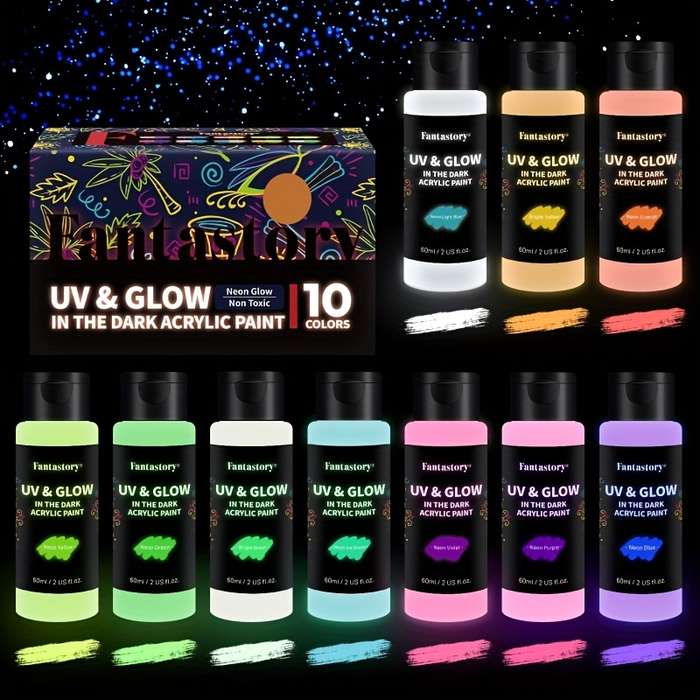Halloween Decorations Items 60Ml Glow In The Dark Paint