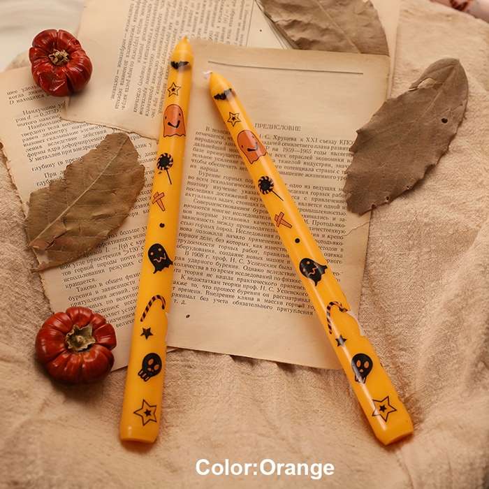 Halloween Decorations Color Orange Red