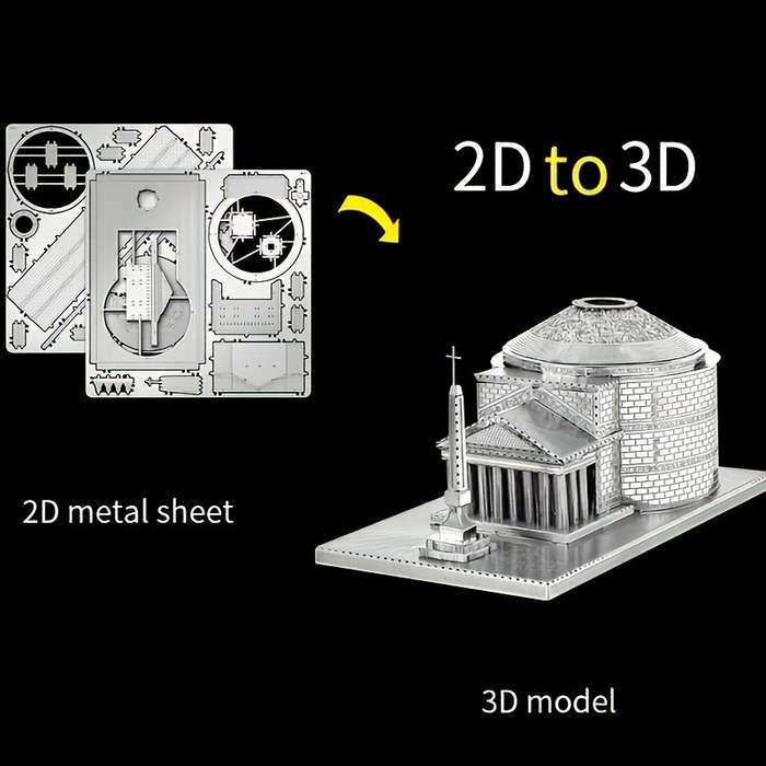 Building Toy Architectural Model Toy Set Items Roman Pantheon