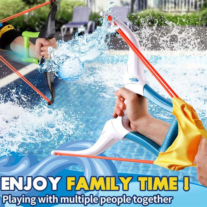 Toy Weapons Items Black Green Launching Bow  Add  12 Water Balloons  Add  Storage Bag