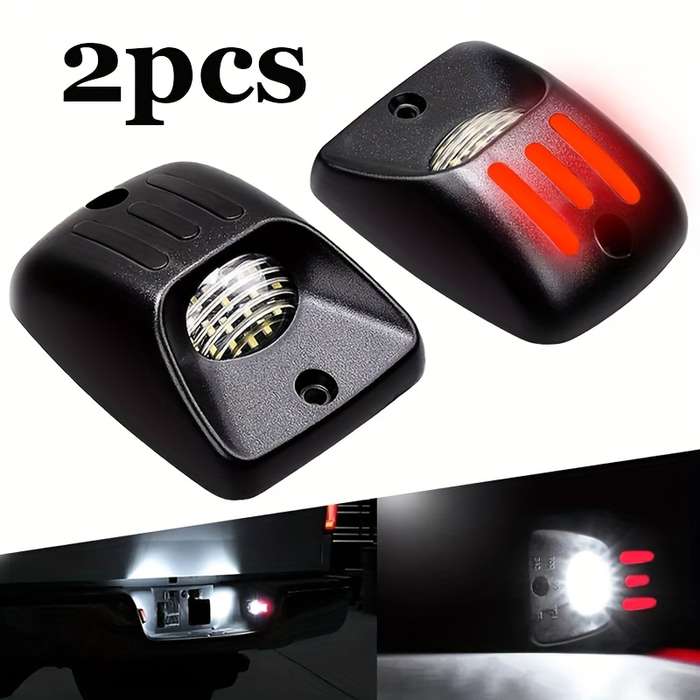 2pcs Suitable for LED License Plate Lights for 12-24V Easy To Install and Portable C