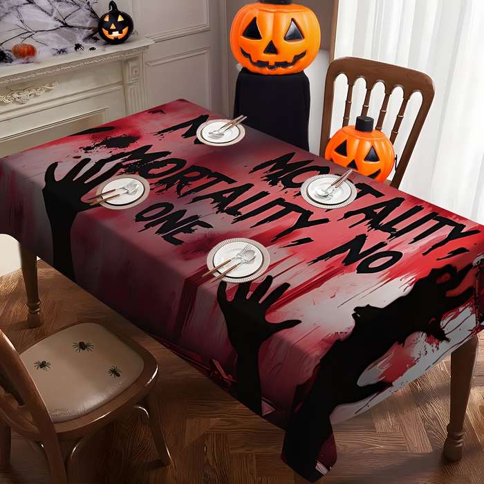Halloween tablecloth decoration size 140cm x 220cm