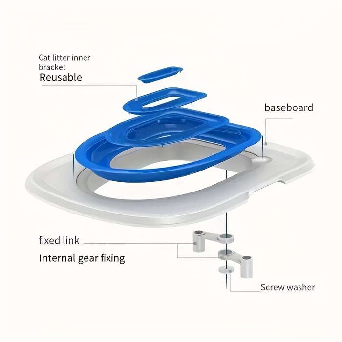 Pet supplies color Blue  Add 1 Inner Tray Support