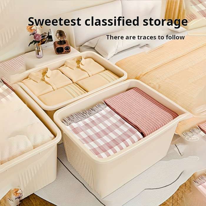 Storage And Organizationmodel 8862 Solid Color 28.5 X 20.5 X 15.7  3 Piece Set