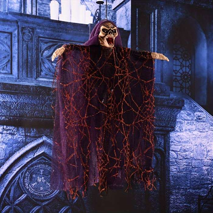 Halloween Decorations Color Purple Veil