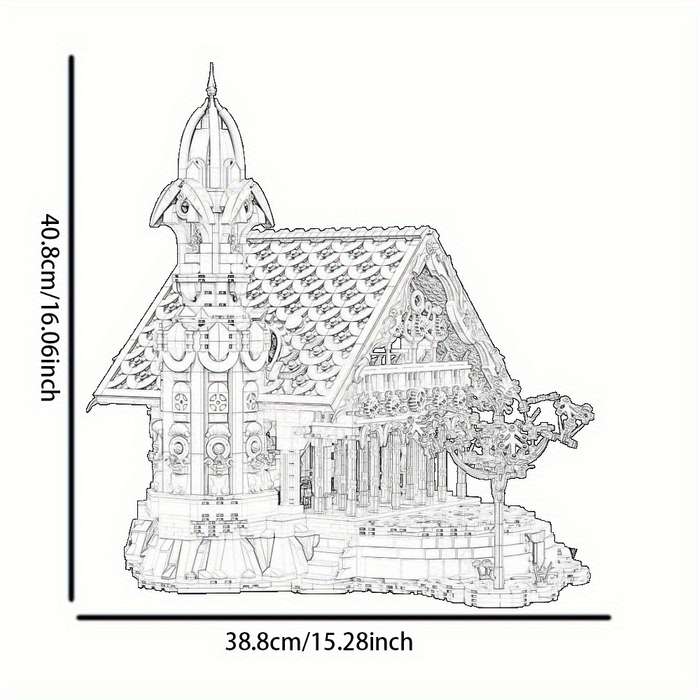 Building Toy Architectural Model Toy Set Model Bk 33237