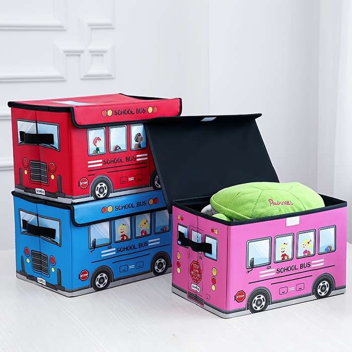 Storage And Organizationcolor Pink Car Style Cartoon Car 38 X 25 X 25Cm