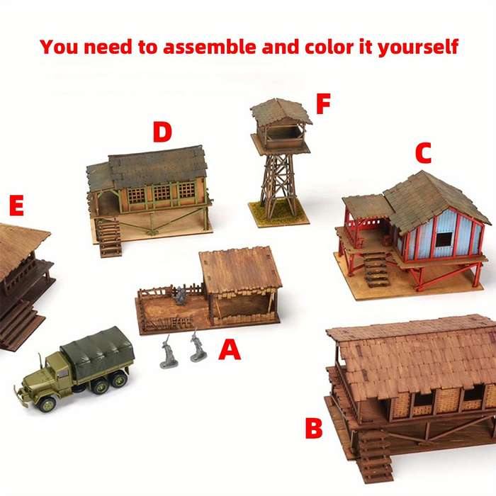 Building Toy Architectural Model Toy Set Model Type A