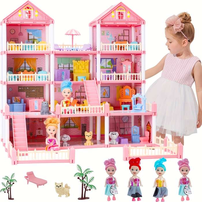 Toy Dolls color 1 Rooms Across 4 Stories