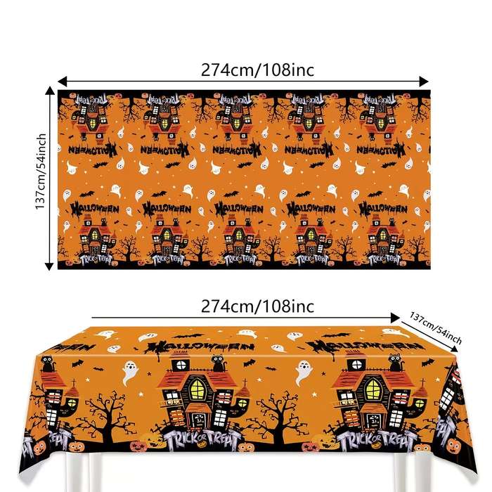Halloween tablecloth decoration Style Ghost