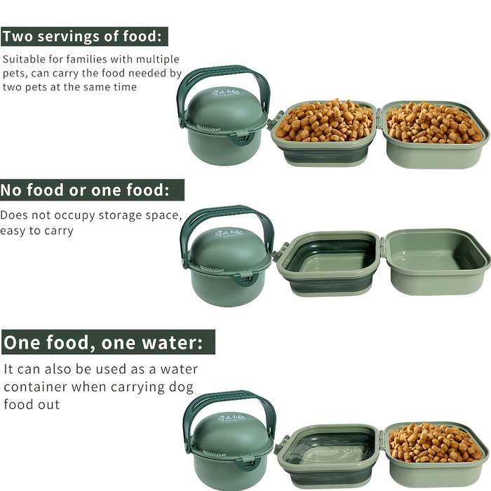 Pet Supplies Color Green  Travel Package Welfare Funds  Quantity 2Pcs