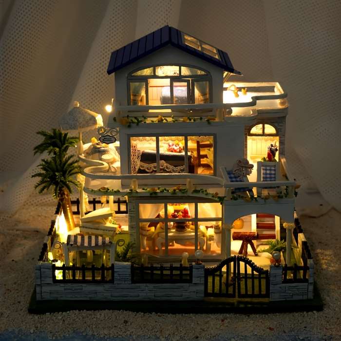 Building Toy Architectural Model Toy Set Color Style1