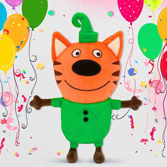 Toy Doll Items Green Clothes Cat