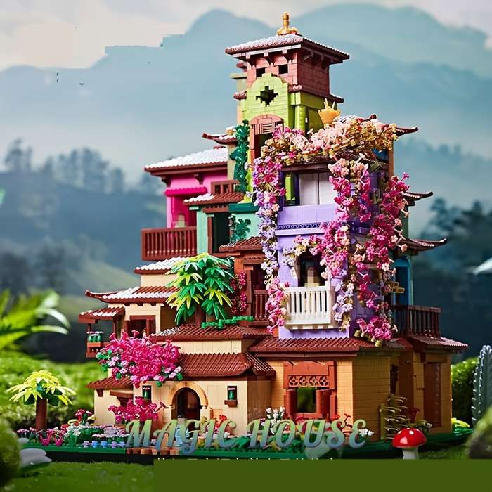 Building Toy Architectural Model Toy Set Style Without Box