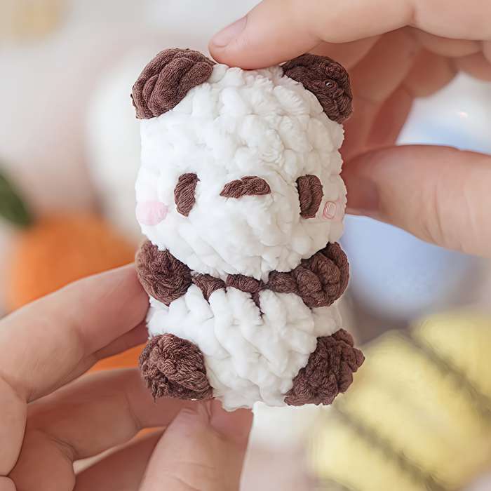 Toy Dolls Items Adorable Hatching Animal  7 Piece Set  Crochet Kit