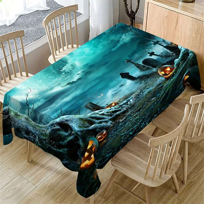 Halloween tablecloth decoration size 90x140cm or 35.43x55.11in