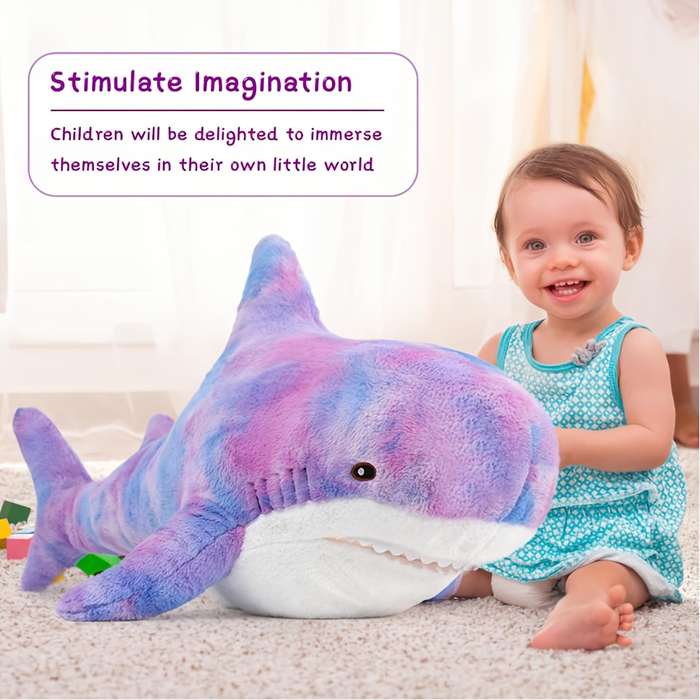 Toy Doll Items Shark Pillow  Mixed Colors