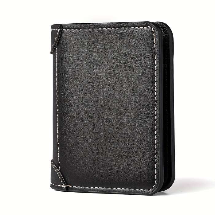 DEABOLAR Slim Retro WalletLightweight Credit Card Holder with Multiple Compartments ID  Driver