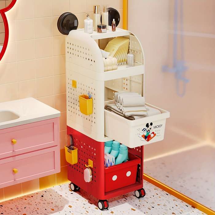 Storage And Organizationcolor Black And Red 2 Layer Standing Model