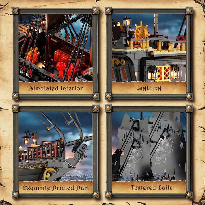 3D Jigsaw Puzzle Model Ship Material Abs