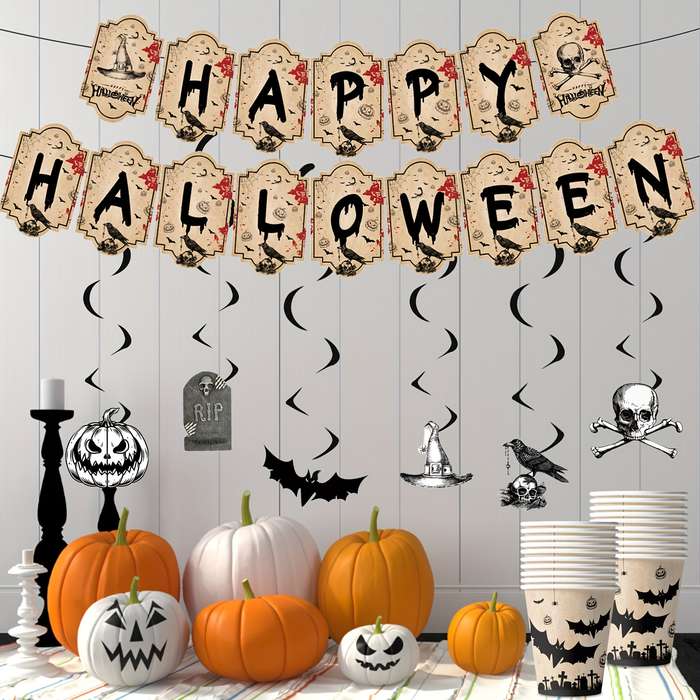Halloween tablecloth decoration Items Pumpkin Ghost