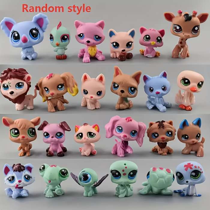 Toy Dolls color Polychrome Style 4pcs Mix