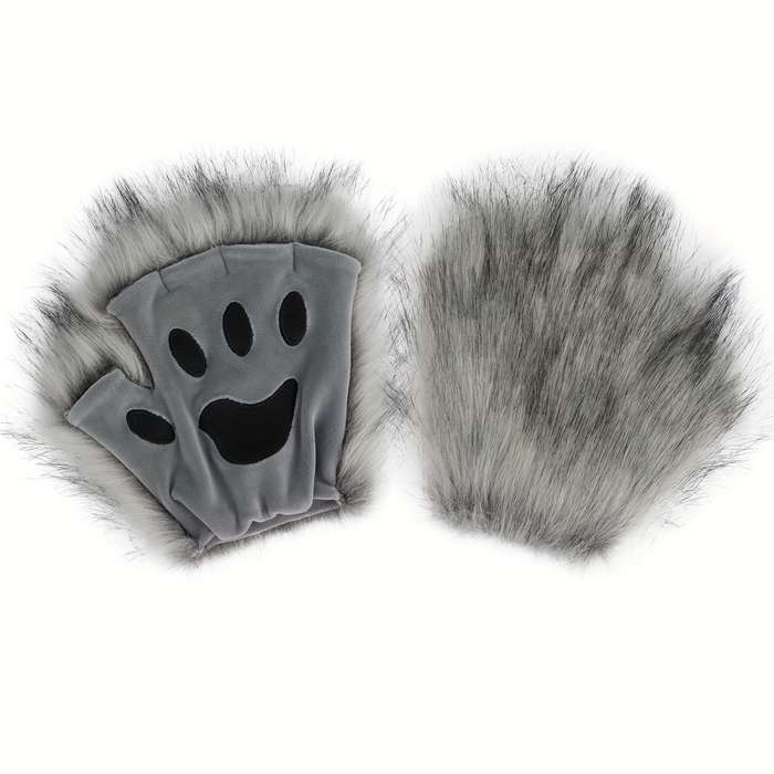 Winter Gloves Color Darkgray