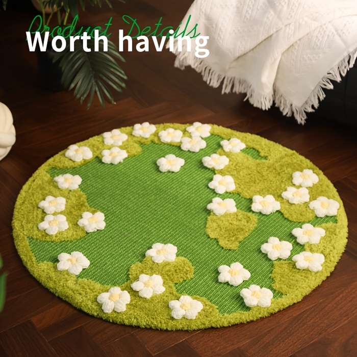 Pet Supplies Color Flowery Sisal Carpet