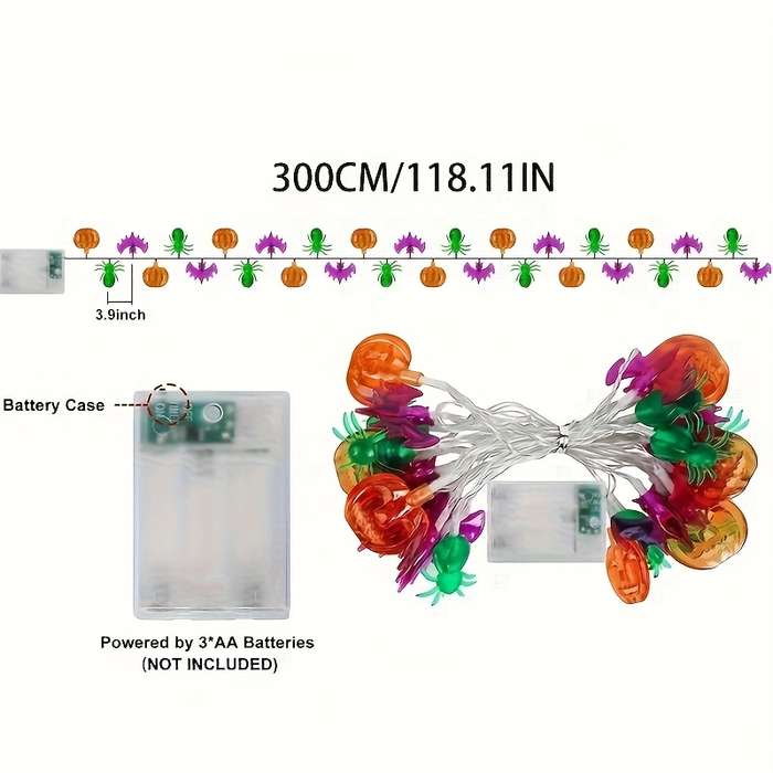 Halloween Decorations Size 3M 20Leds