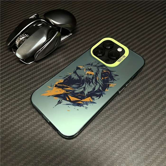 1Pc Mixed Color  For iPhone 12 Pro King Of The Forest Phone Case