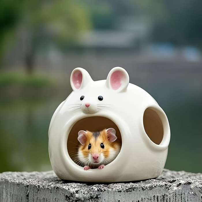 Pet Supplies Style Cute Mouse Porcelain House