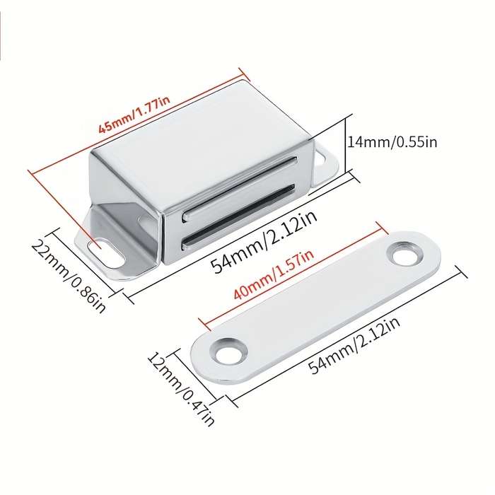 Lock Model 6Pcs Medium Plus 24 Screws