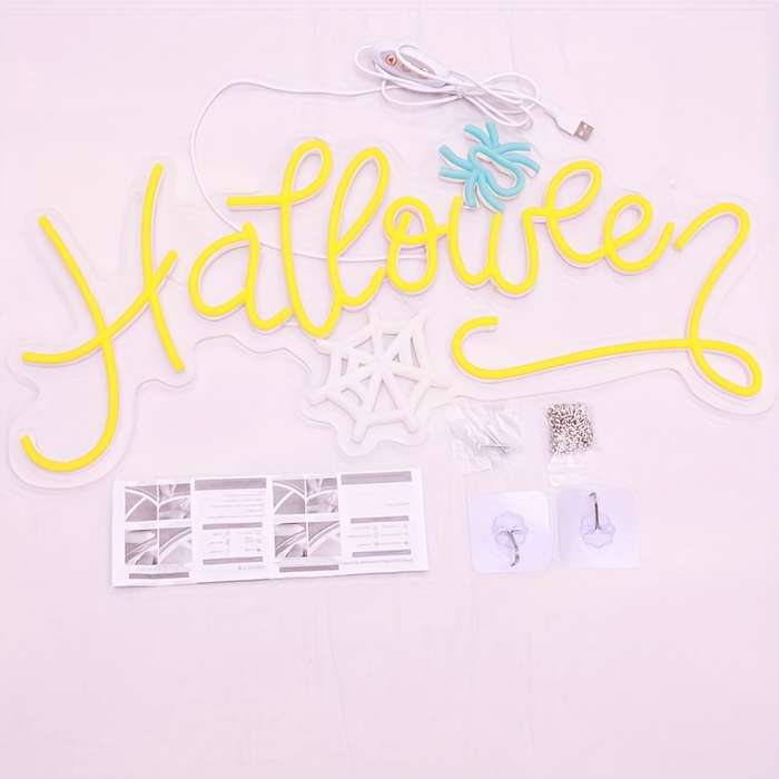 Halloween Decorations Style Neon Lights