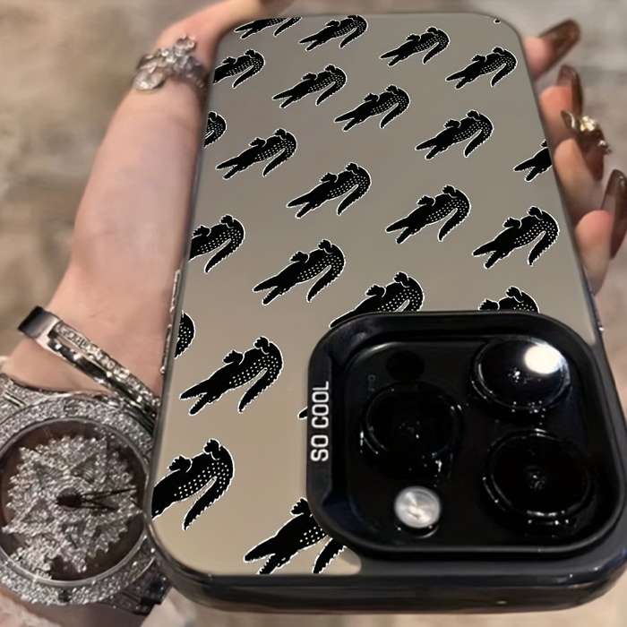1Pc Mixed Color  For iPhone 11 Pro Max Crocodile Pattern Phone Case
