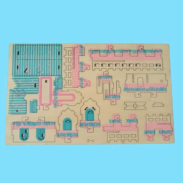 Building Toy Architectural Model Toy Set Style Comfortable Small House