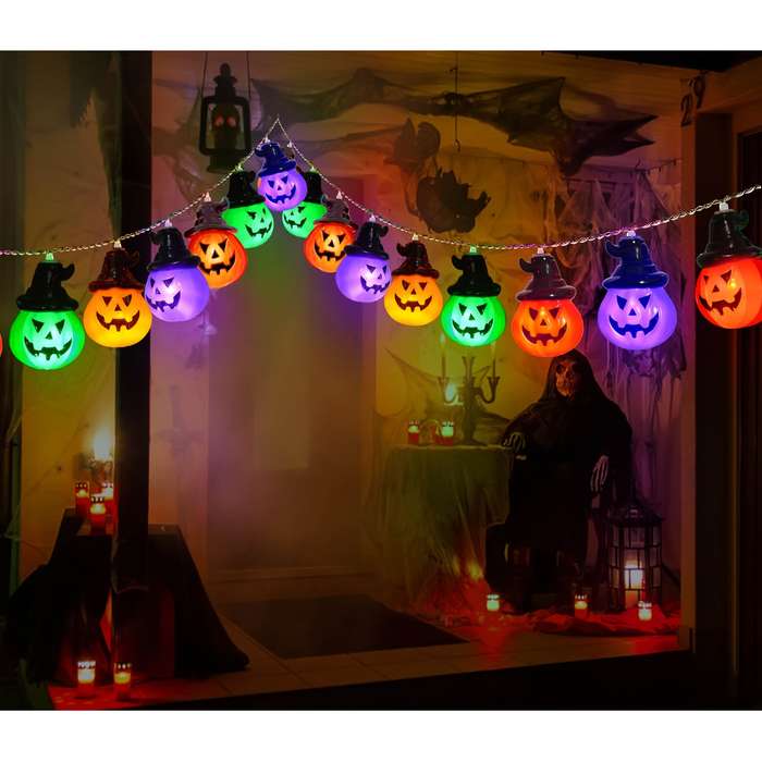 Halloween Decorations Items Colorful Pumpkins