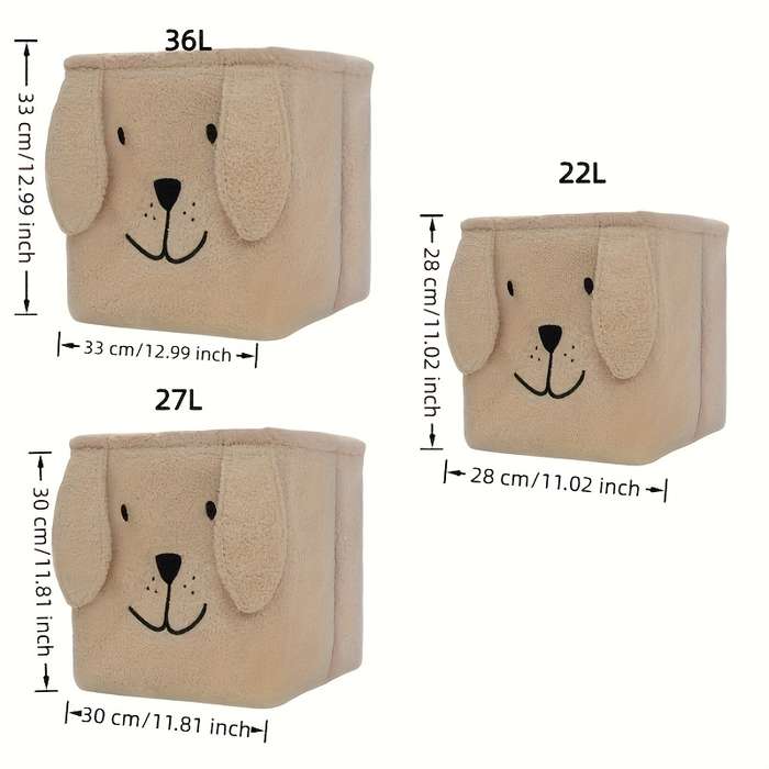 Storage And Organizationcolor White Big Ears Rabbit 27L  30 X 30 X 30Cm