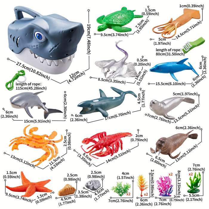 Storage And Organizationitems 1Set Shark Set