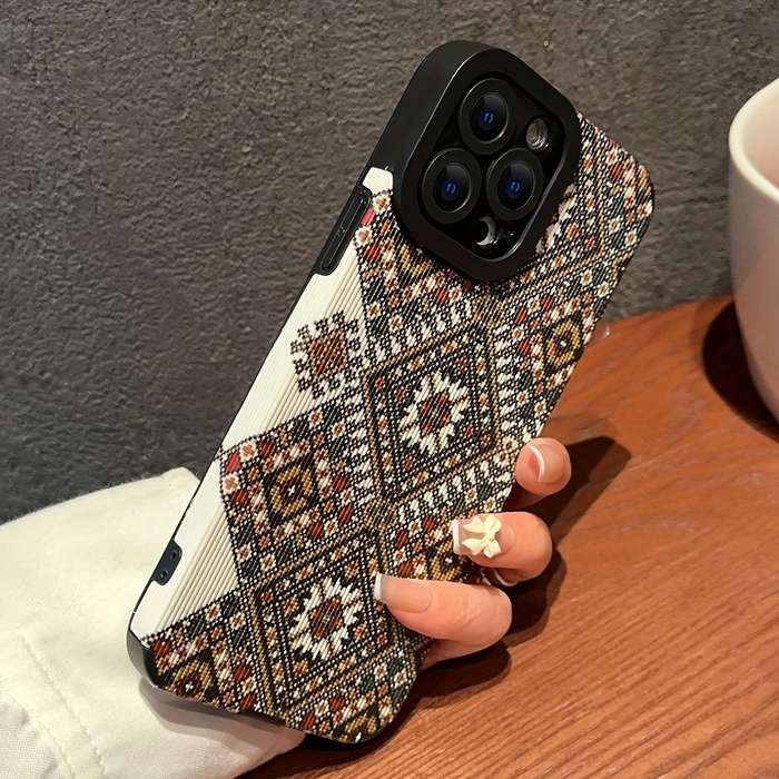 1Pc Mixed Color  For iPhone XR Lace Pattern Phone Case