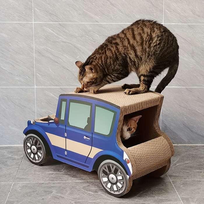 Pet Supplies Size 60X26X35Cm Items Blue Classic Car