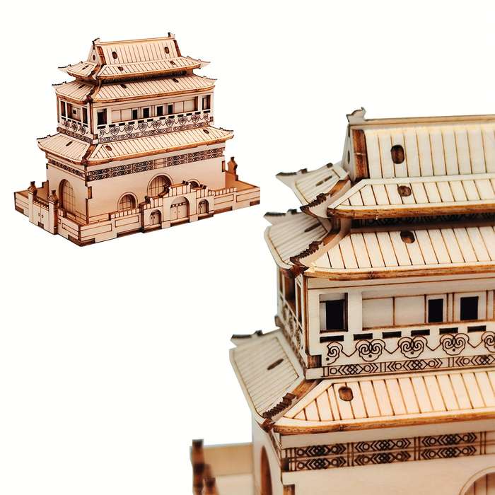 Building Toy Architectural Model Toy Set Items Hall Of Supreme Harmony  Add   Drum Tower