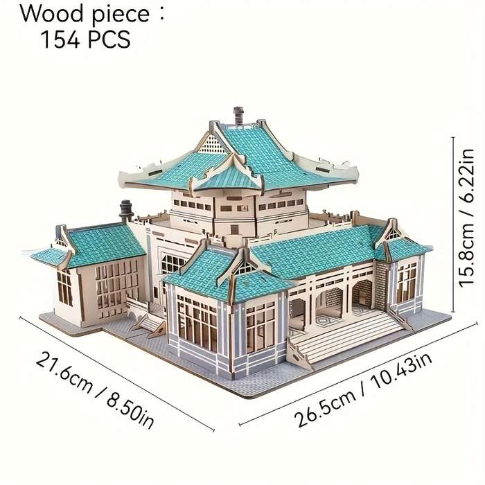 Building Toy Architectural Model Toy Set Style Library