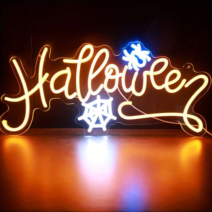 Halloween Decorations Style Neon Lights