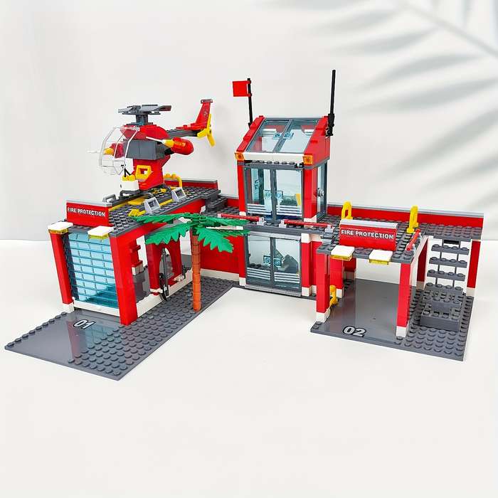 Building Toy Architectural Model Toy Set Items No. 07  758 Pieces
