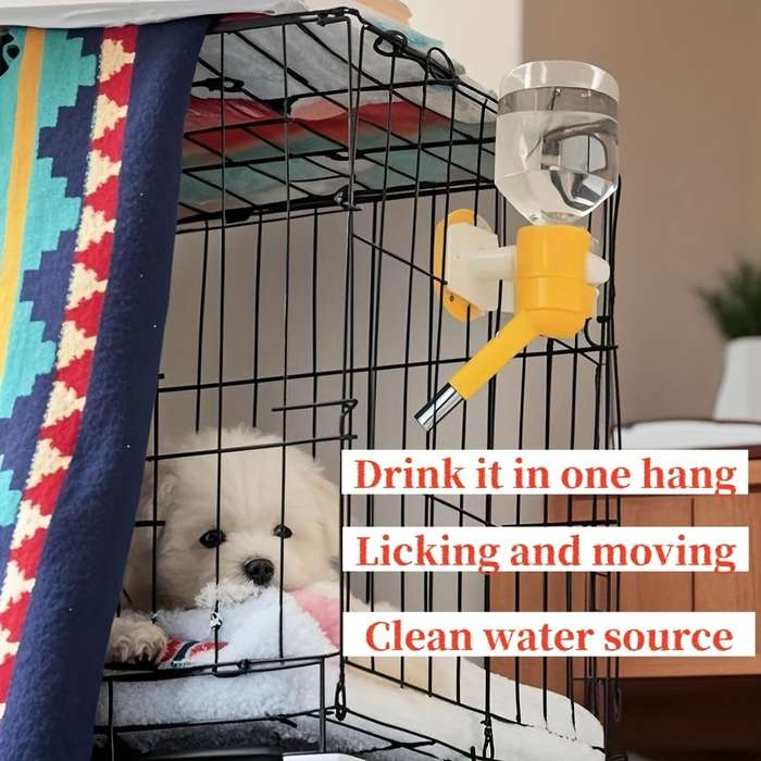 Pet Supplies Color Yellow Size Pet Water Dispenser