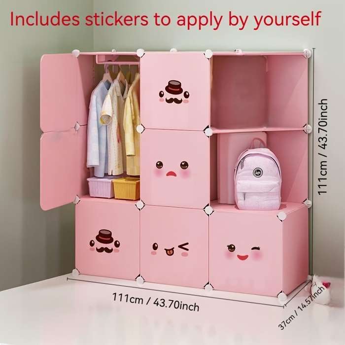 Storage And Organizationcolor Pink 9 Grids L